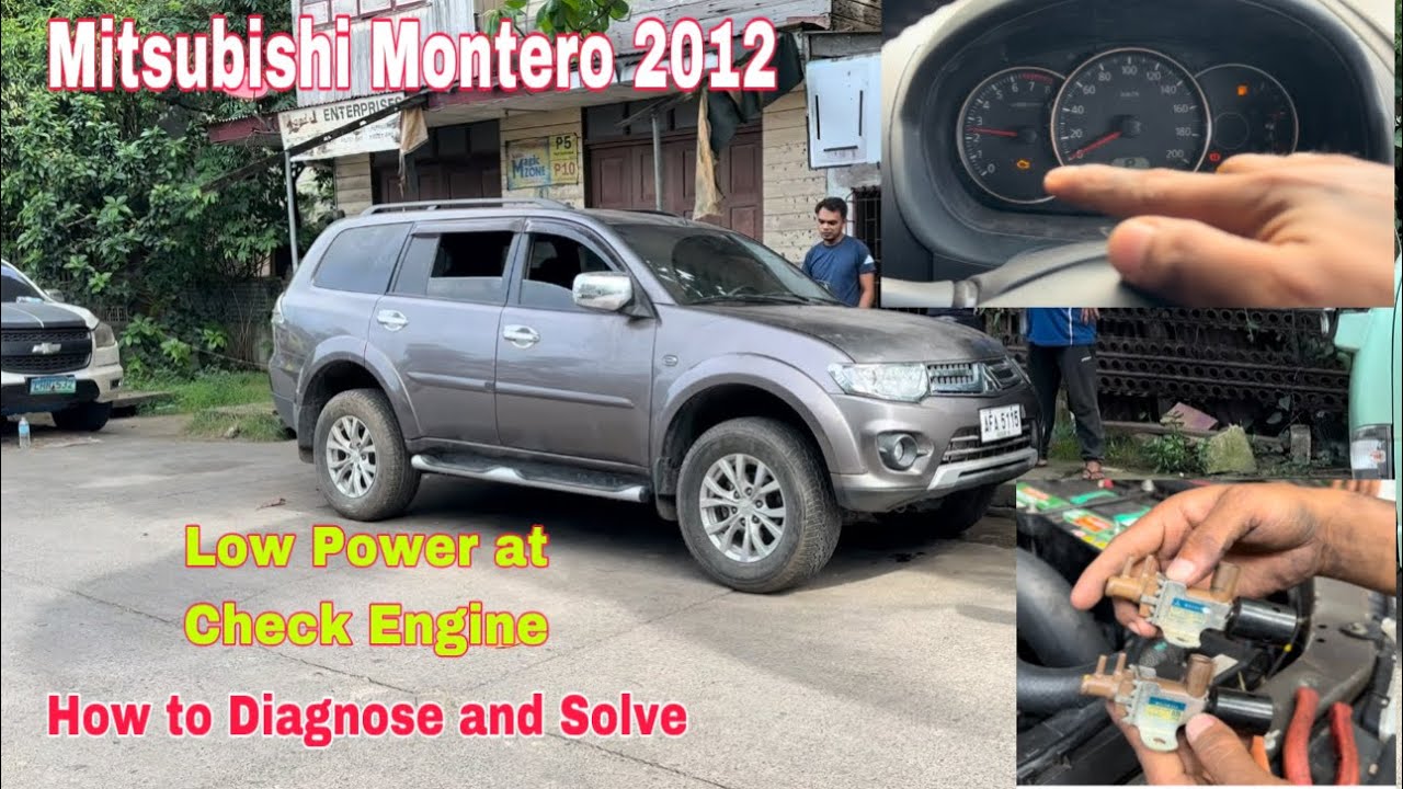 Mitsubishi Montero Low Power Check Engine how to Diagnose and Solve