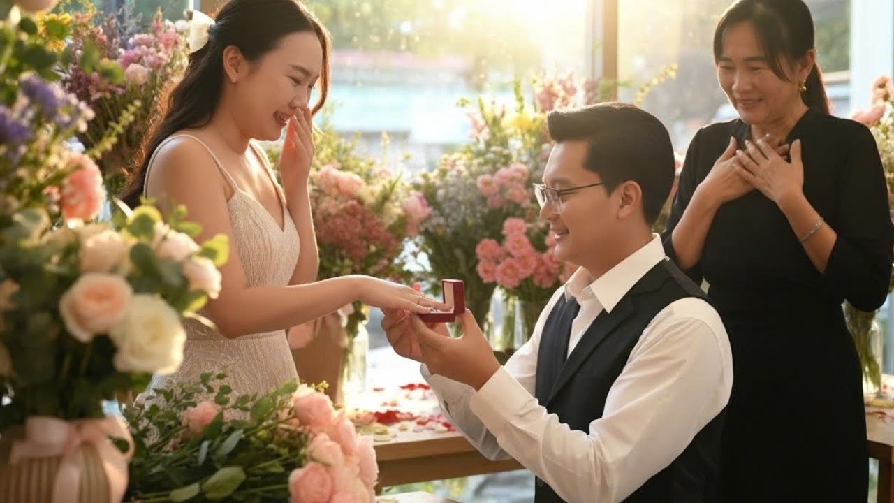 Jack & Tu Tien Hold Hands A Ringless Vow at the Flower Café…Is This Their True Wedding?