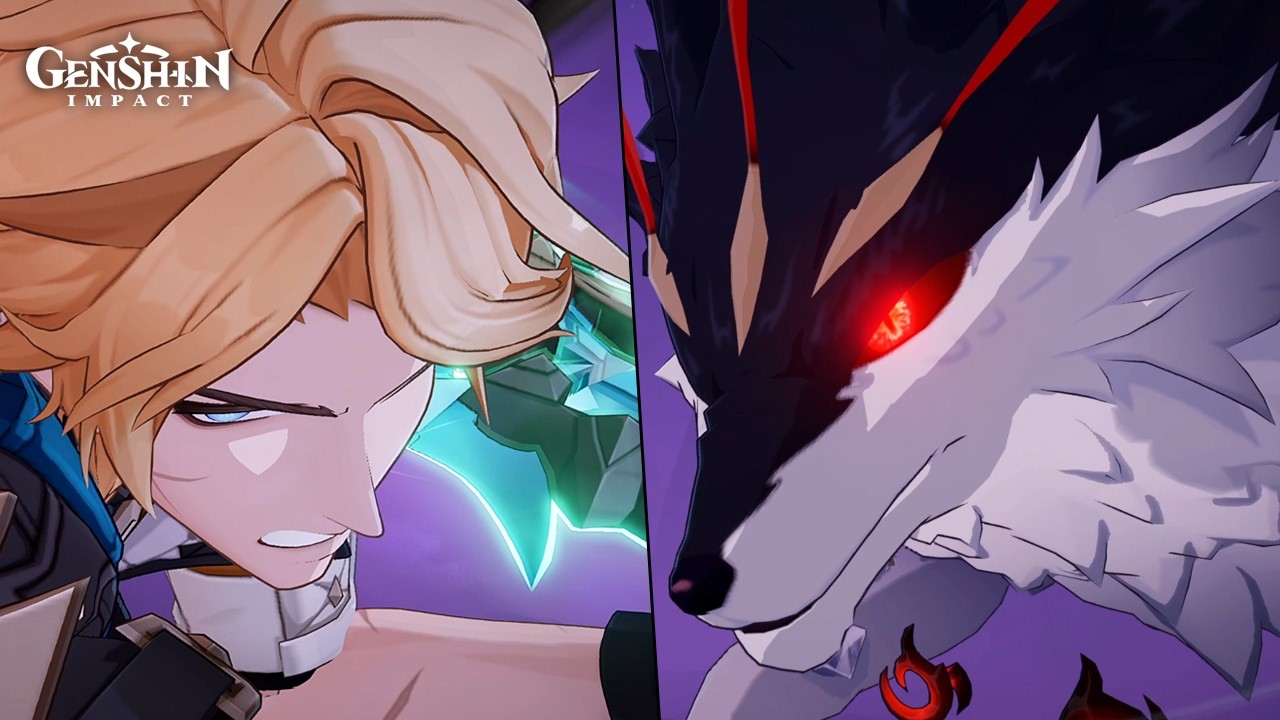 Varka Versus Andrius (Roland) Wolf Spirit Cutscene | Version 6.4 Story Quest | Genshin Impact Luna V
