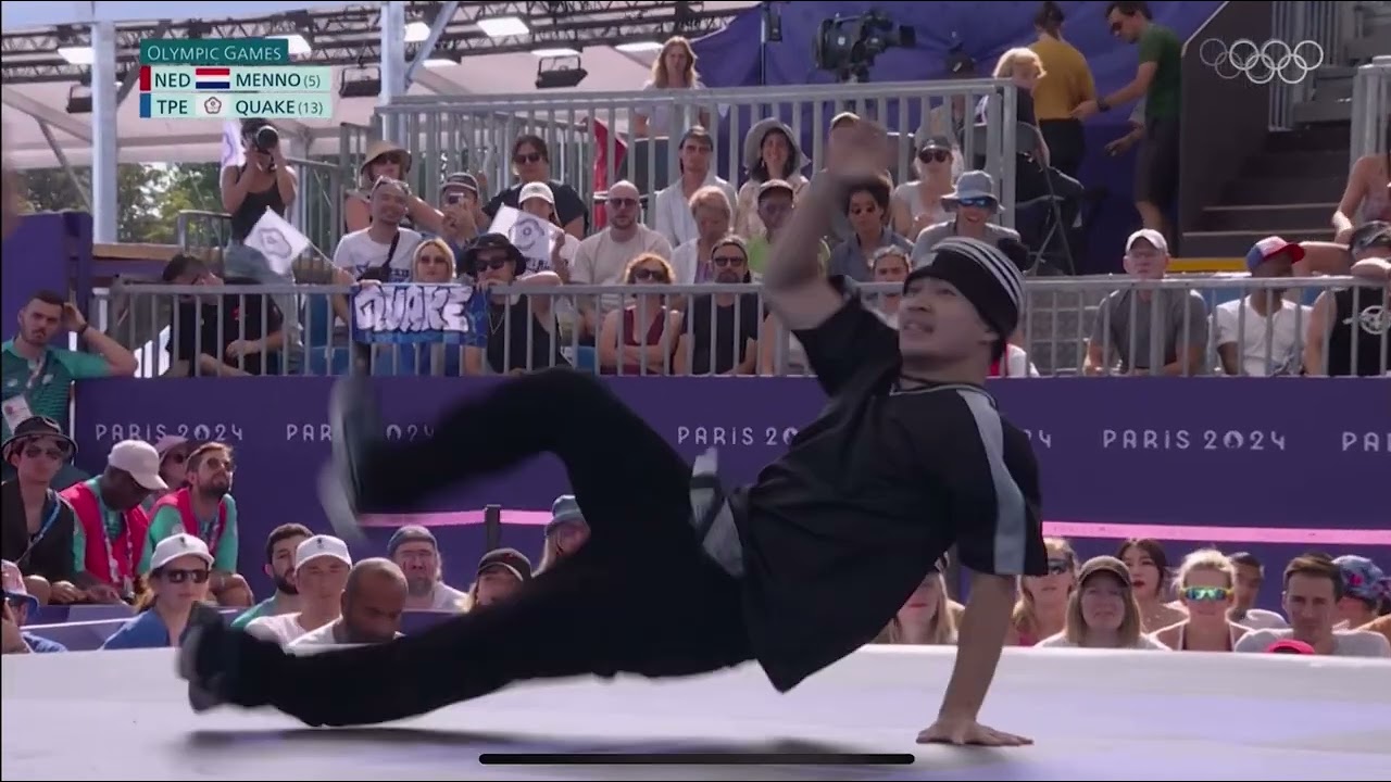 Bboy Menno vs Quake - Paris Olympic Games 2024 Breaking