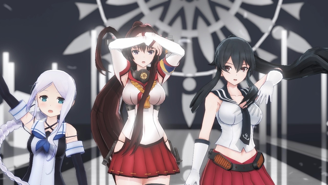 【MMD艦これ】大和、矢矧、海風で疑心暗鬼