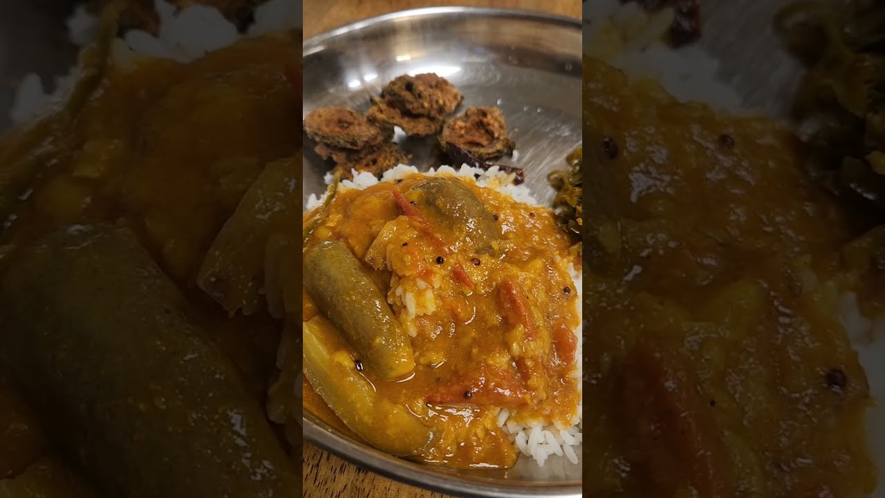 Kathirikai Sambar // Brinjal  Sambar