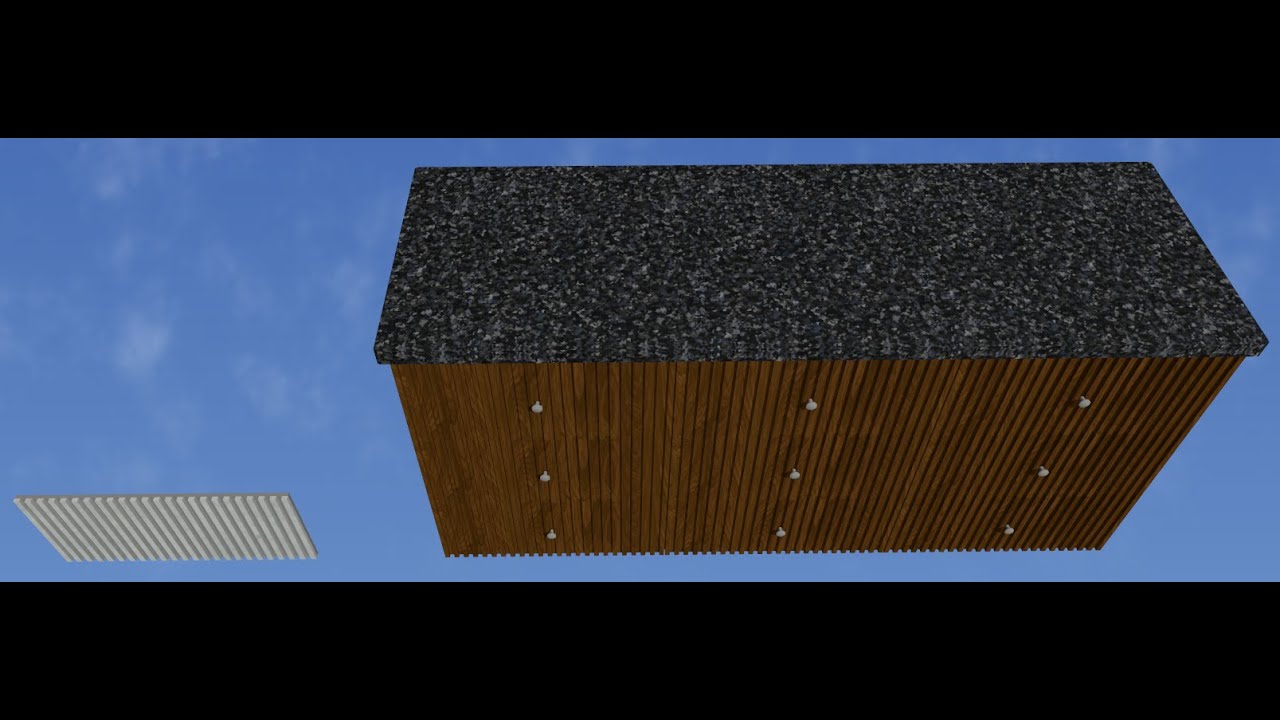 Fluted Drawer Heads - Chief Architect
