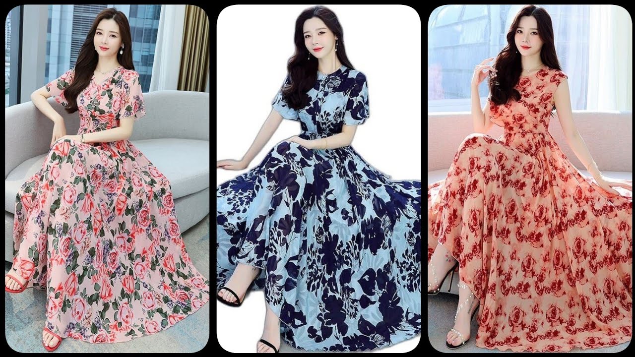 Gorgeous Fabulous & Stunning Floor Length Printed Maxi Dresses Collection
