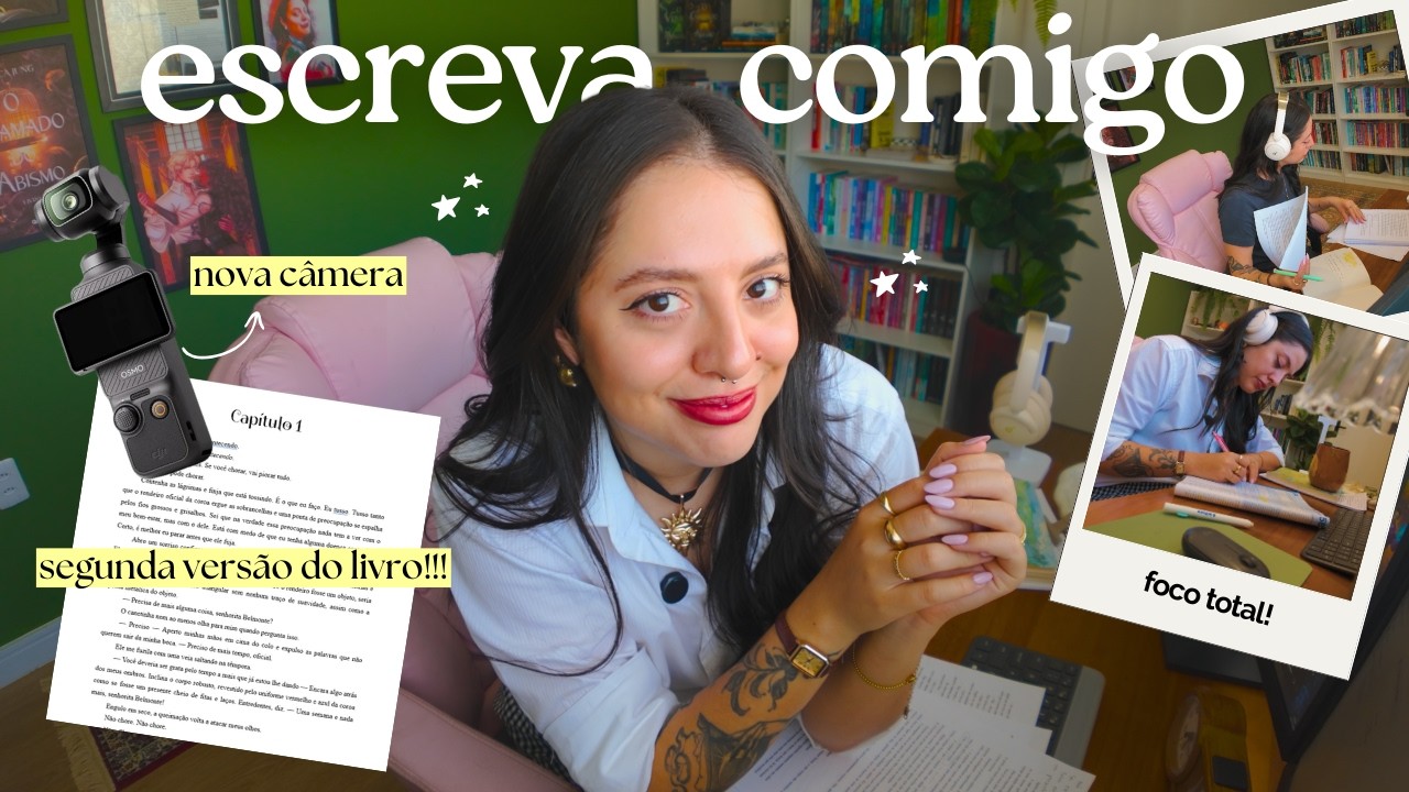 um vlog de escrita: chegou a hora de focar na segunda versão do 