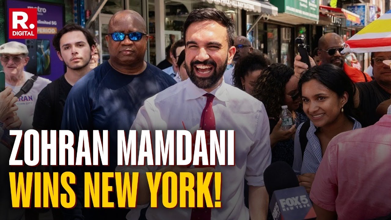Zohran Mamdani Wins New York City , Becomes City's First Indian-American Muslim Mayor