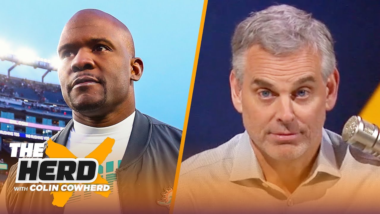 Colin shares his thoughts on Brian Flores' NFL lawsuit, talks Jim Harbaugh | NFL | THE HERD