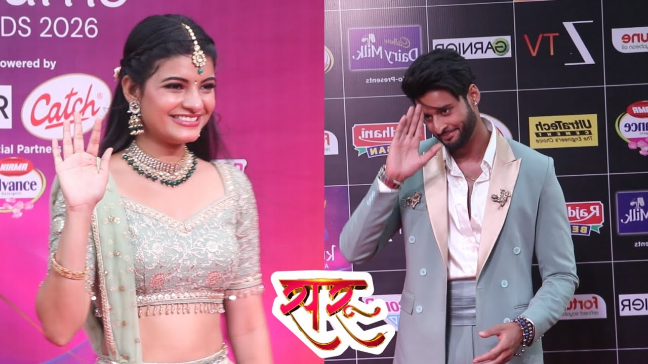 Saru and ved came for Zee Kutumbh Award show 2026 