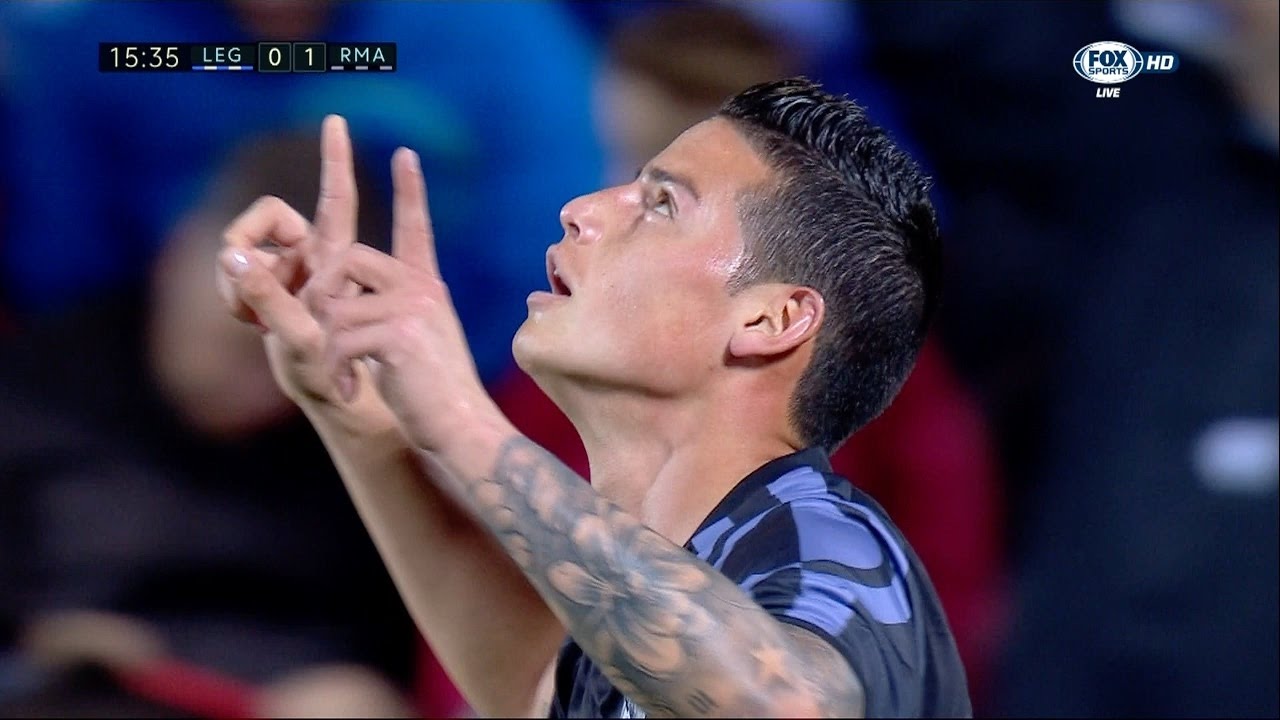 James Rodriguez vs Leganes Away HD (05/04/2017) by JamesR10™