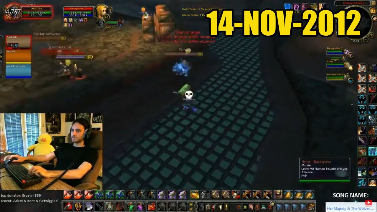 Mitch Jones - MoP Arena 3s with Reckful & Shouri [14-Nov-2012]