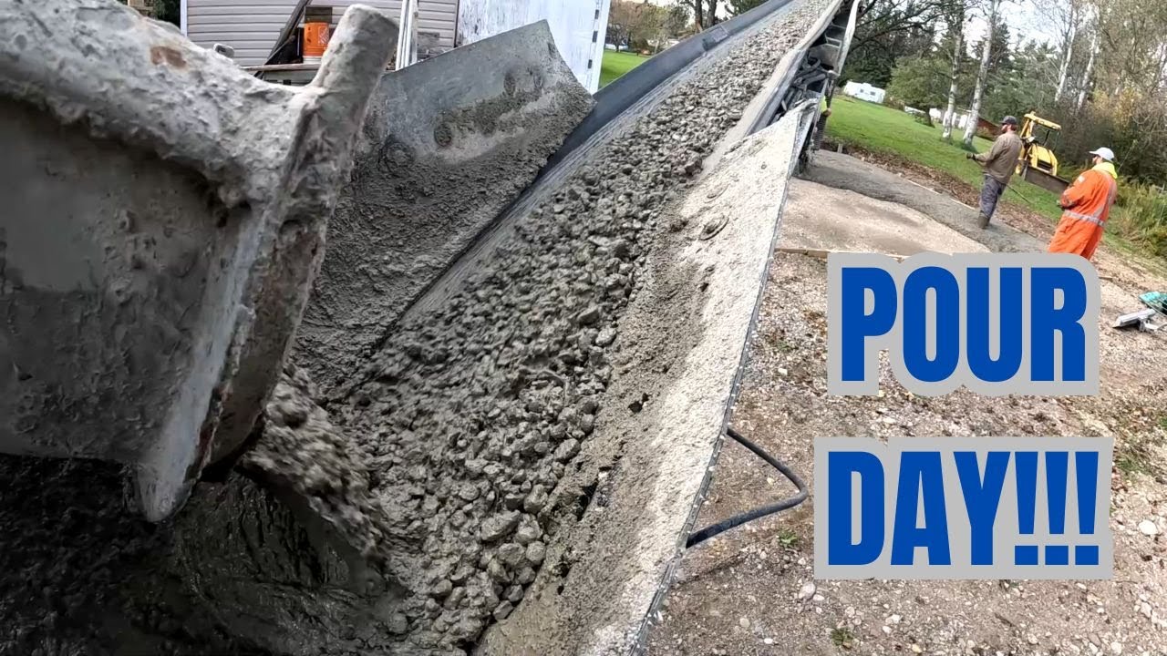 Concrete day....Lets get pouring the new floor