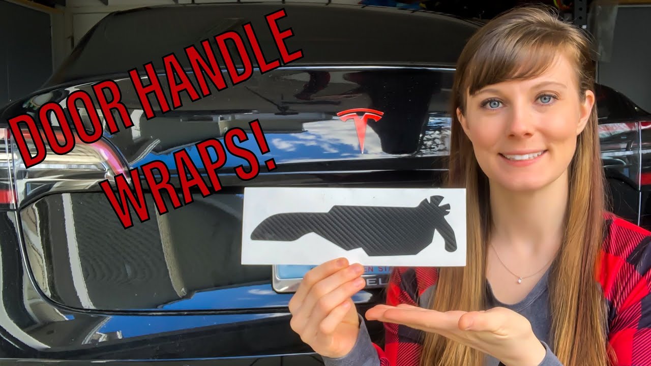 New Door Handle Wraps for the Tesla! | Mini-makeover for Kanye