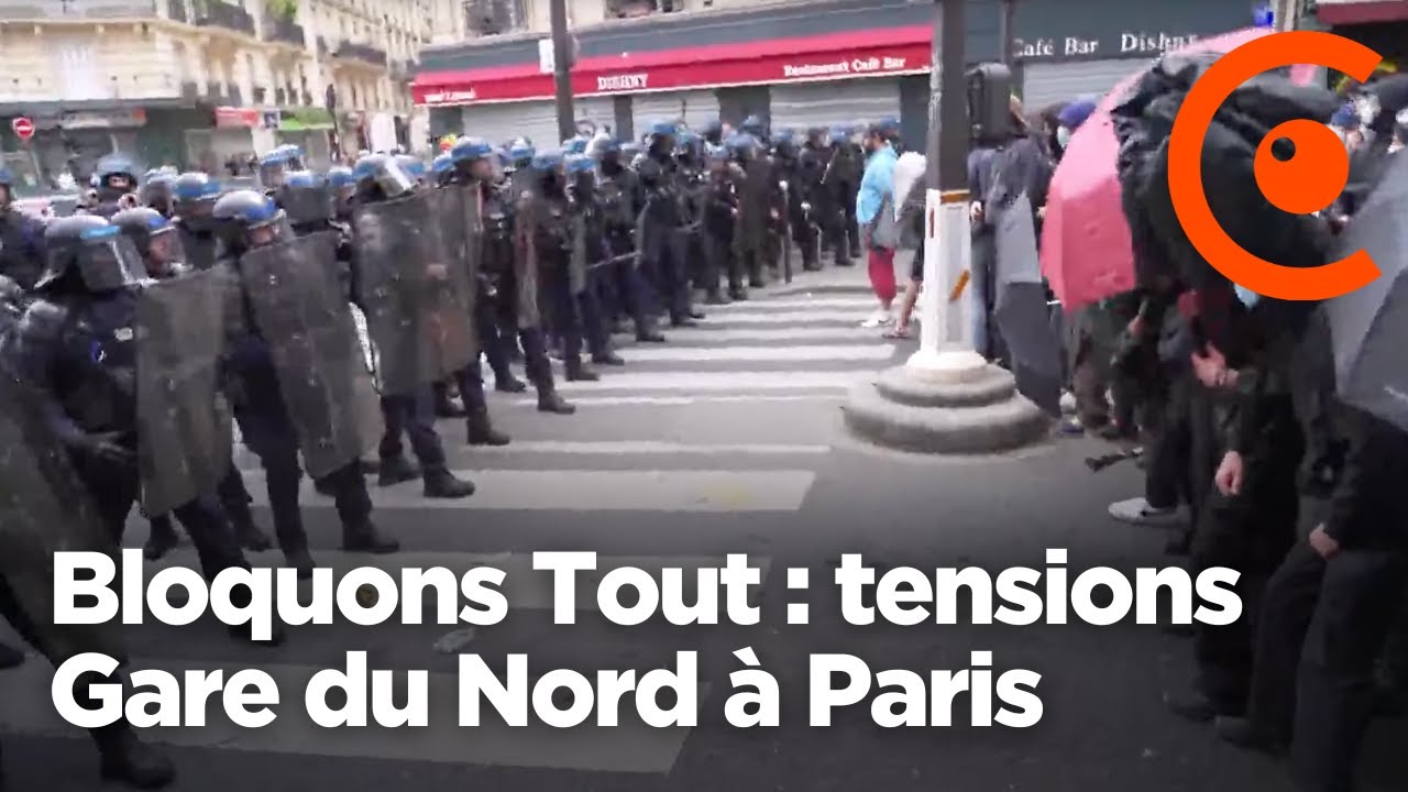 Tensions à Paris entre manifestants et forces de l'ordre - Bloquons Tout - 10 Septembre 2025