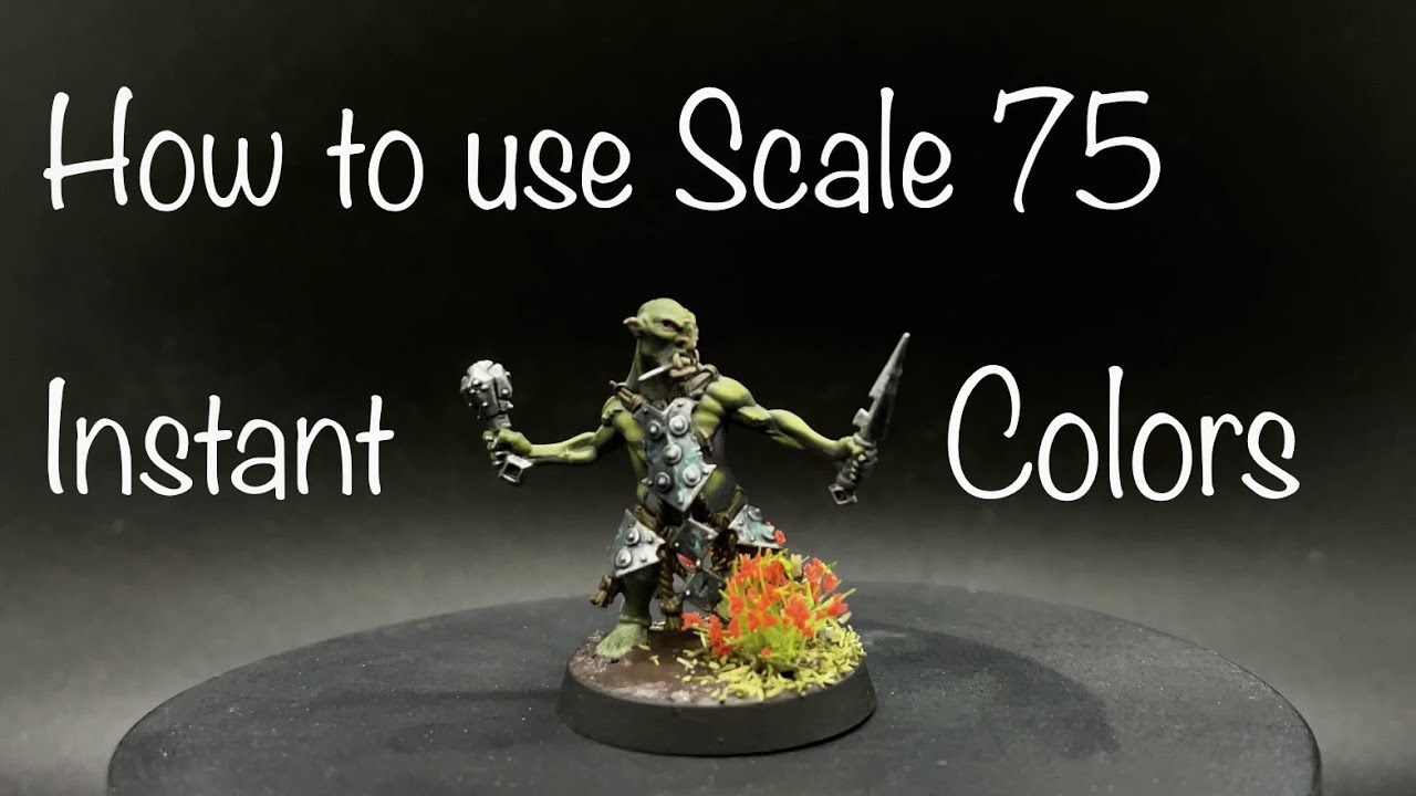 How to paint Hobgrot Slittaz Using Scale 75 Instant Colors | Skin Tones
