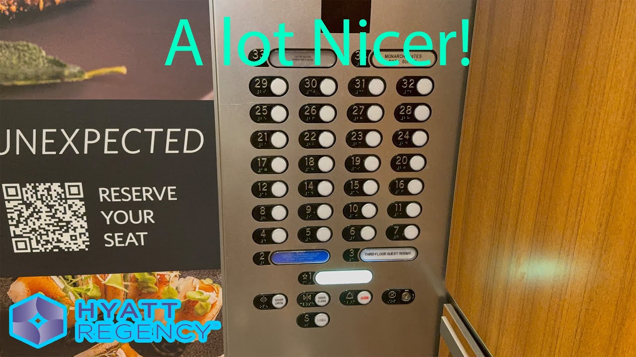 NICE Schindler 700A traction elevators @ Hyatt Regency River North, East Tower, Chicago IL