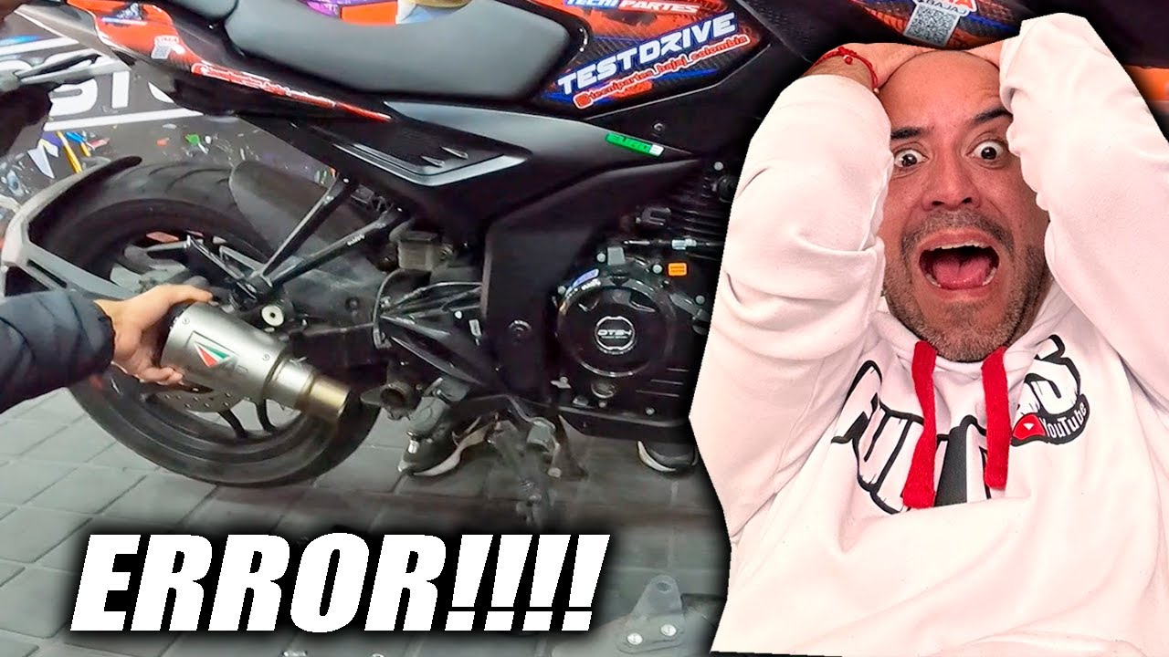 🔥ERROR🔥cambie el EXOSTO a la N250 y Esto paso🔊Fullgass 🛑 Exostos Bogotá