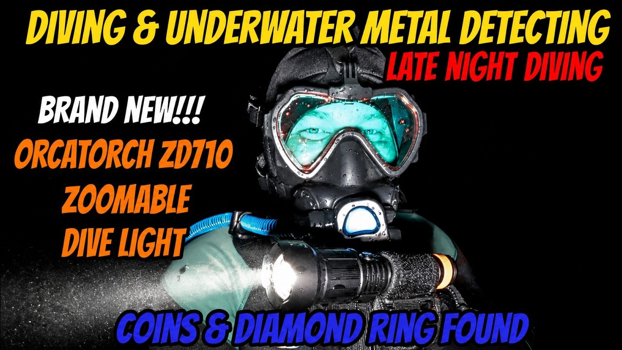 Night Diving Brand New!! OrcaTorch ZD710 Zoomable Dive Light #mondaydigs #diving #orcatorch #light