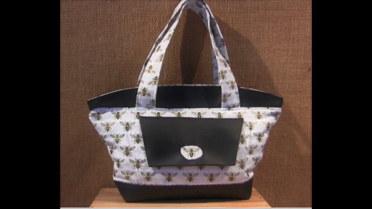 Sac à main évasé (Claudine) DIY déb