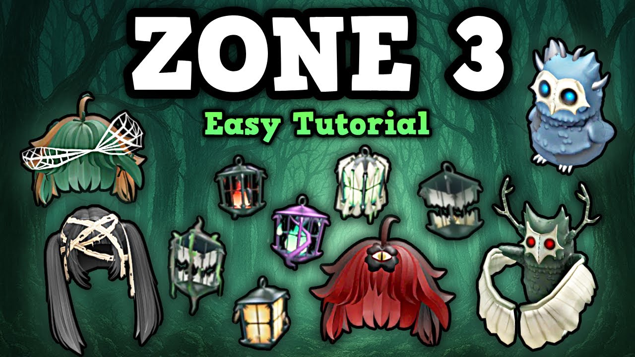 ALL PRIZES FOR (ZONE 3) IN HALLOWEEN SPOTLIGHT! (Roblox Event)