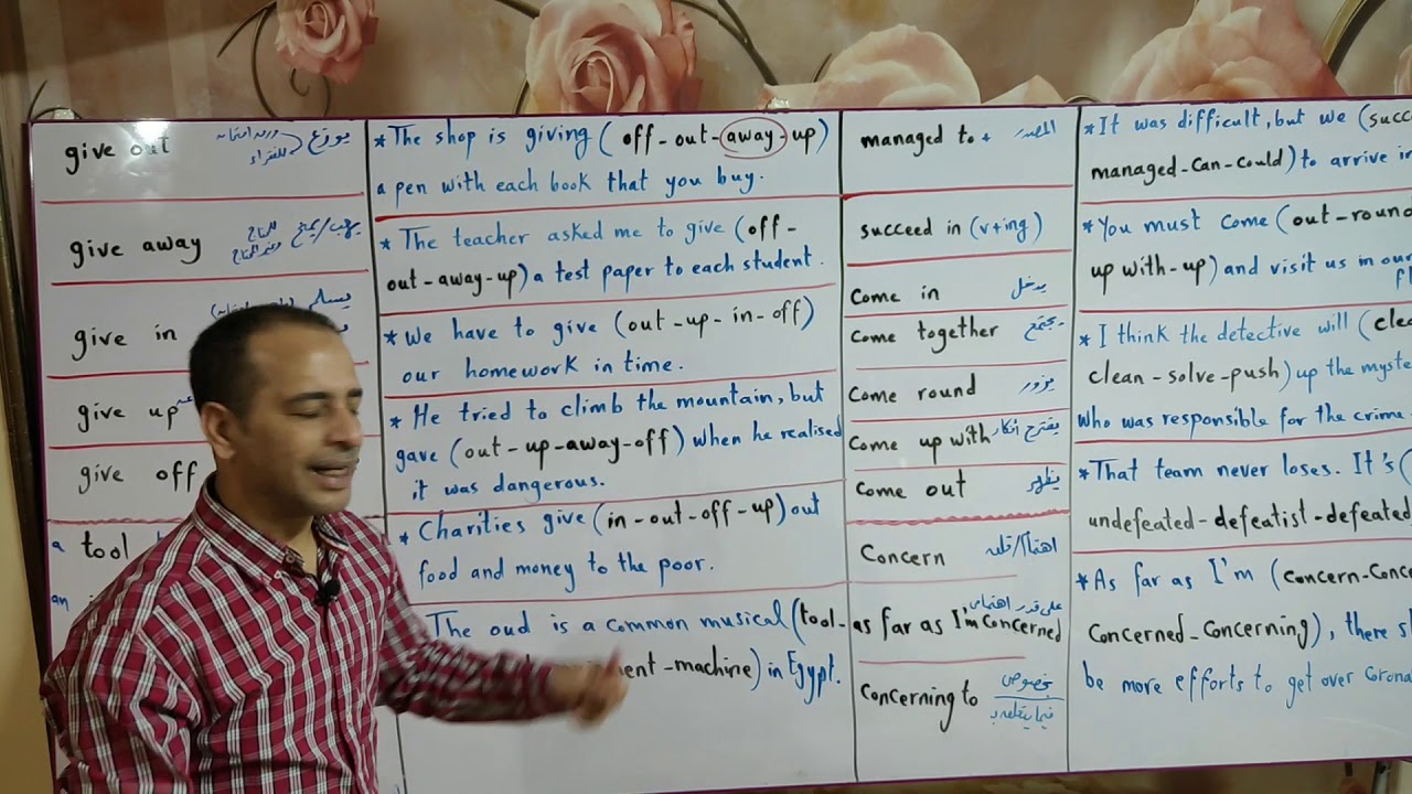 Language notes 6  Mr. Salem                         ملاحظات كلمات الوحدات