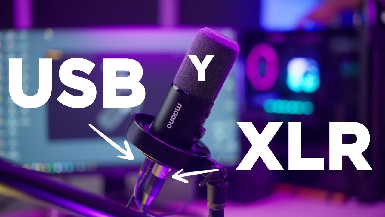 ¿Micrófono XLR o USB? ¡¡¡Qué tal AMBOS!!! ► Maono PD300x