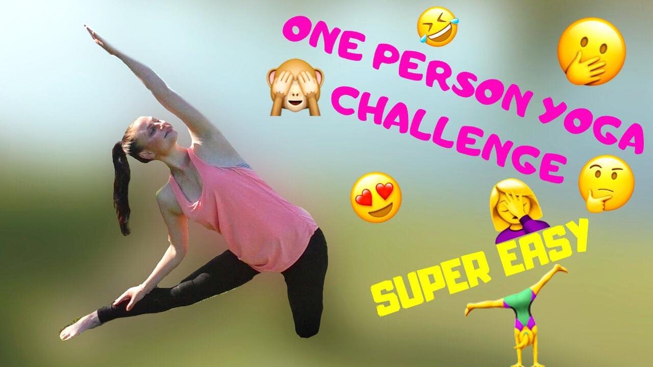 One Person Yoga Challenge *SUPER EASY*