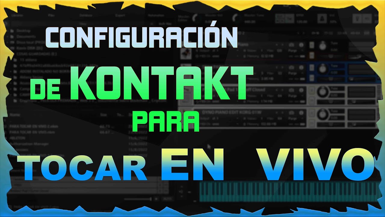 Configuración de Kontakt - Tocar en Vivo