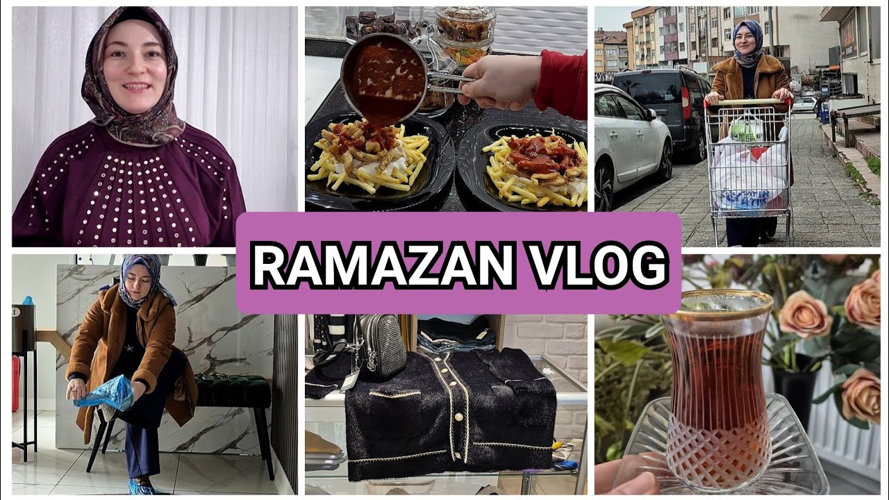 ❗️45 DK İFTAR MENÜSÜ👌YENİ KIYAFET🩷ÇANTAM👈😫KORKULU RÜYAMA DOĞRU❗️👌PRATİK KEBAP TARİFİ