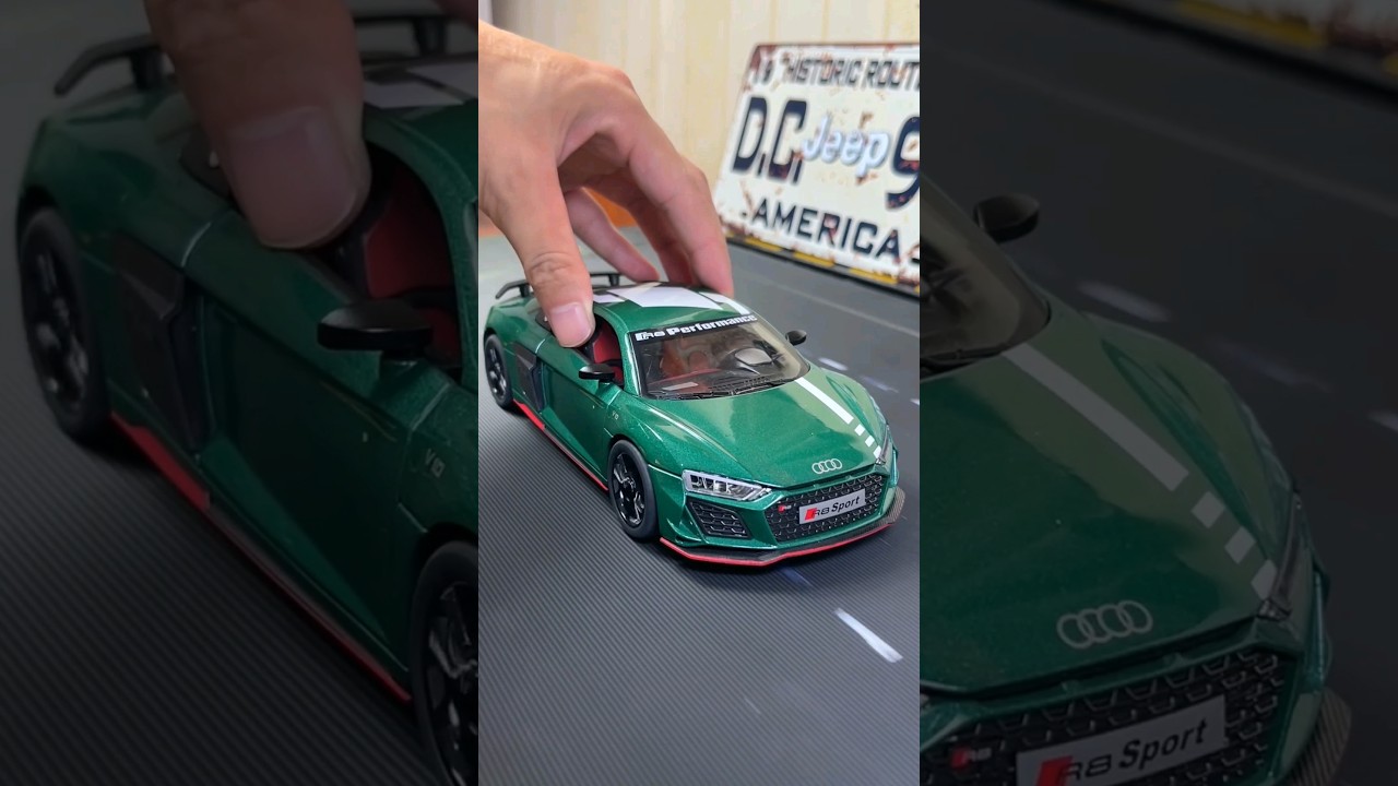 Model of Audi R8 V10 plus diecast model car #diecast #cars #modelcars