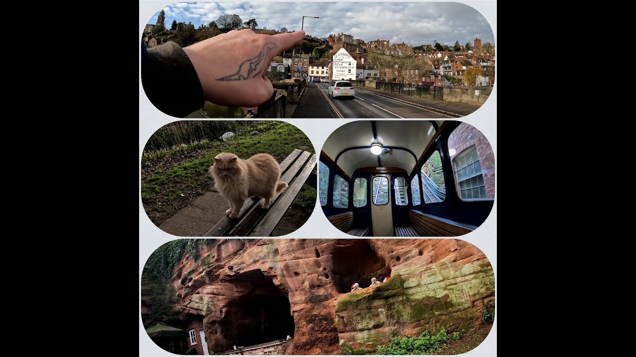 Found some caves, a lion & two cable cars in Bridgnorth