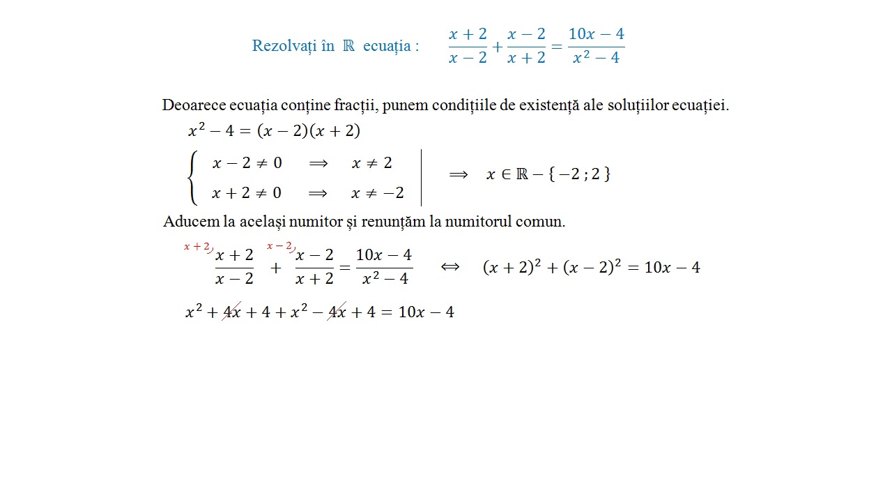 Ecuatii si inecuatii - Ecuatia de gradul 2 - Pregatire - Evaluare nationala - Matematica