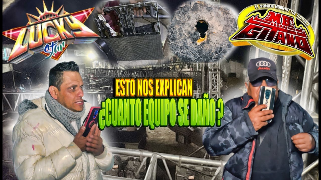 😧SE LES CAE LA LONA😢DONDE IVAN A TOCAR SONIDO LUCKY STAR Y SONIDO GITANO LAS CUEVAS ATLTZATANCA TLAX