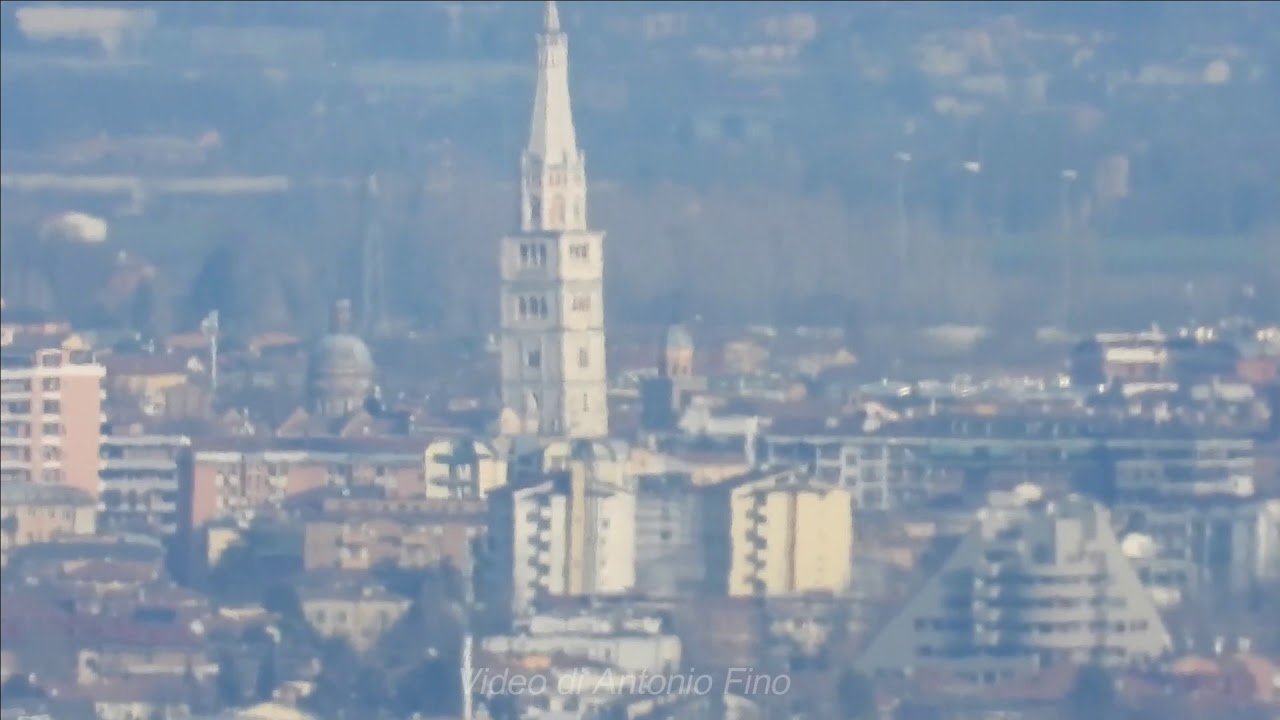 Modena con le Alpi vista da Villabianca di Marano sul Panaro 27.01.2021, di Antonio Fino