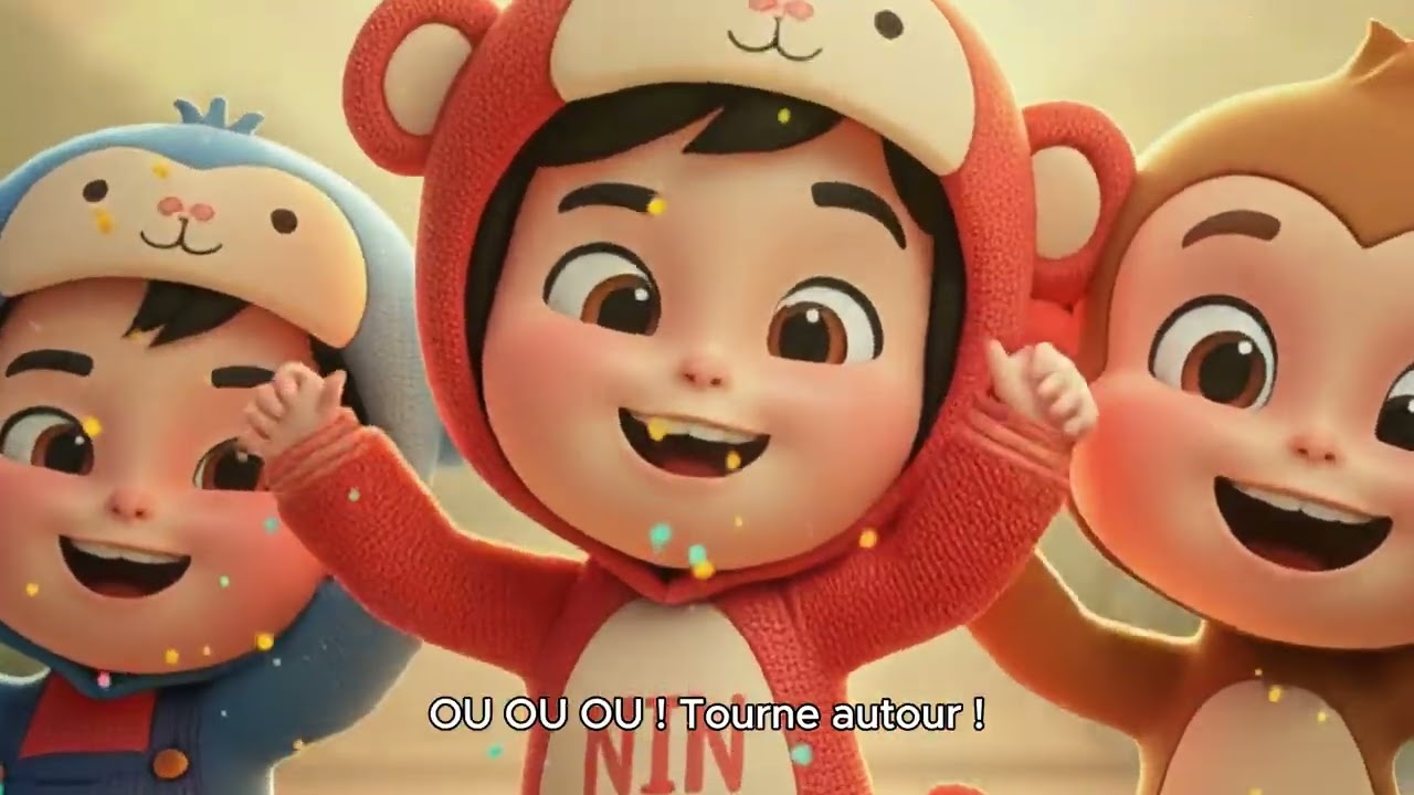 🐵🎶 AH É OU AK – La Danse du Singe | Chanson Phonétique pour Enfants 🎶🐵