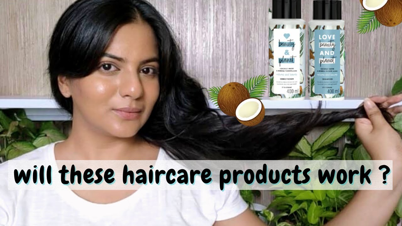 HAIRCARE FOR GREASY AND FRIZZY HAIR | LOVE BEAUTY PLANET COCONUT AND MIMOSA SHAMPOO AND CONDITIONER