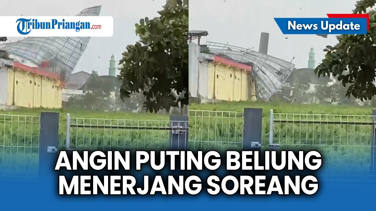 Angin Puting Beliung Terjang Soreang, Kabupaten Bandung