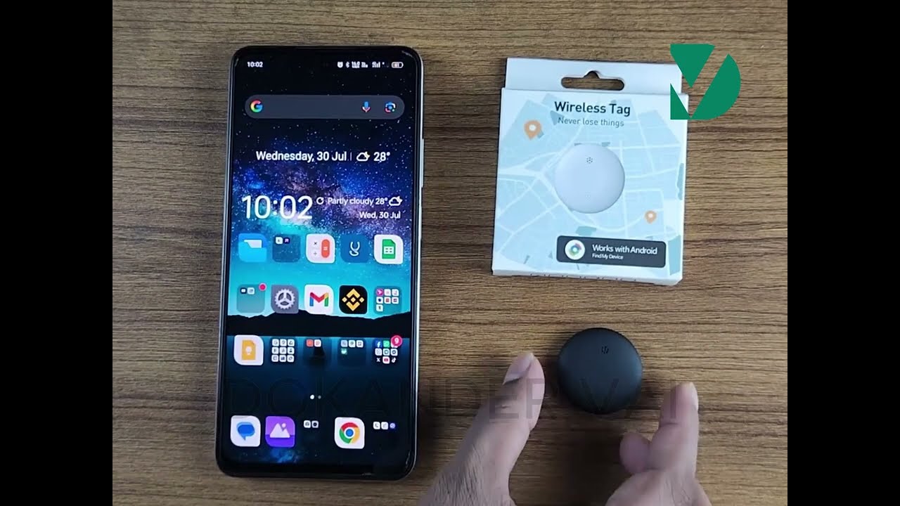 How to setup wireless tag, air tag, location tracker?