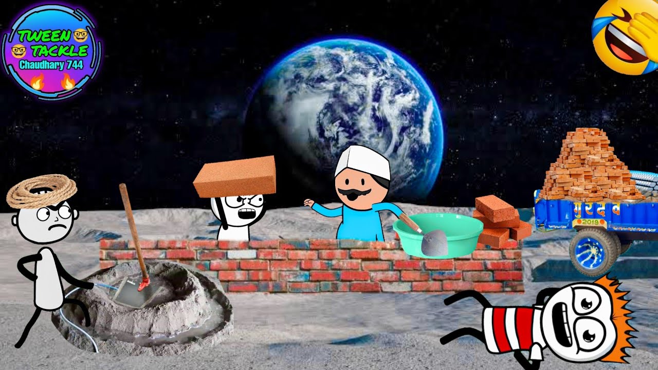 🌕 गधडिया ने बनाया चांद पे घर 💥 tween craft comedy 📽️ TWEEN TACKLE NEW VIDEO 