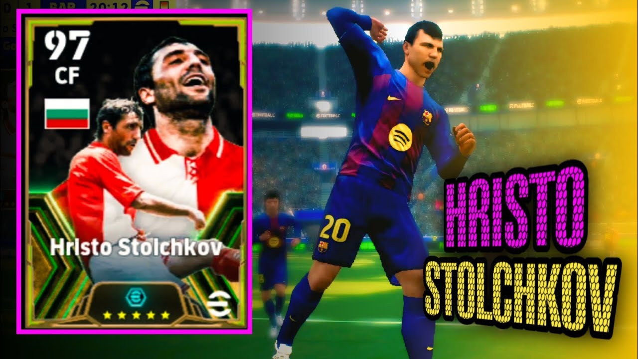 HRISTO STOLCHKOV ⚽🏐📳 EFOOTBALL SKILL