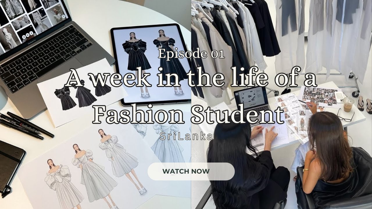 A week in the life of a fashion design student ( Denim jean project) Episode -01