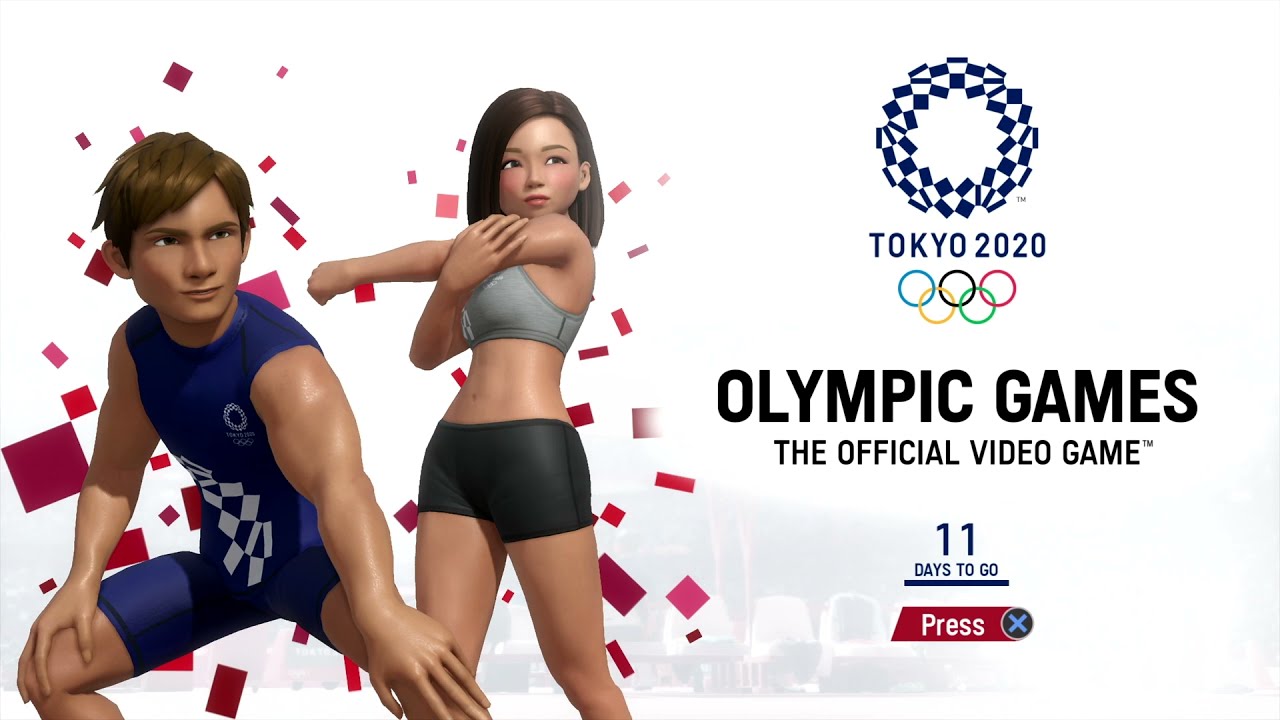 Olympic Games Tokyo 2020: The Official Video Game Title Screen (PS4 Xbox One, Switch)