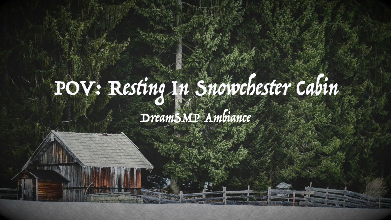 POV: Resting In Ranboo and Tubbo's Snowchester Cabin / Dream SMP Minecraft Ambience
