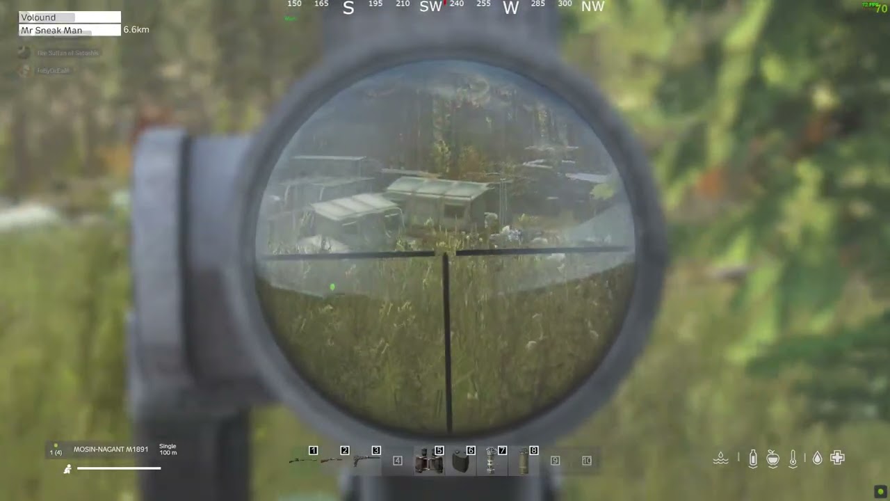 1 vs. 4 at Myshkino Military Base - DayZ