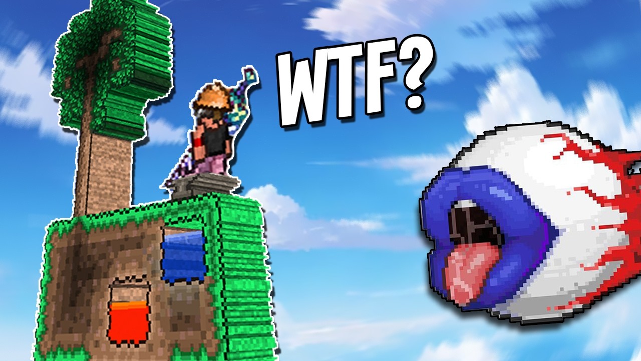 TERRARIA pero NO TENGO NI UN BLOQUE 🫵💀 | #MAKE