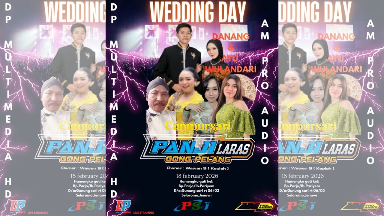 🔴📡LIVE PANJI LARAS  // WEDDING DANANG & AYU // AM PRO AUDIO // DP MULTIMEDIA
