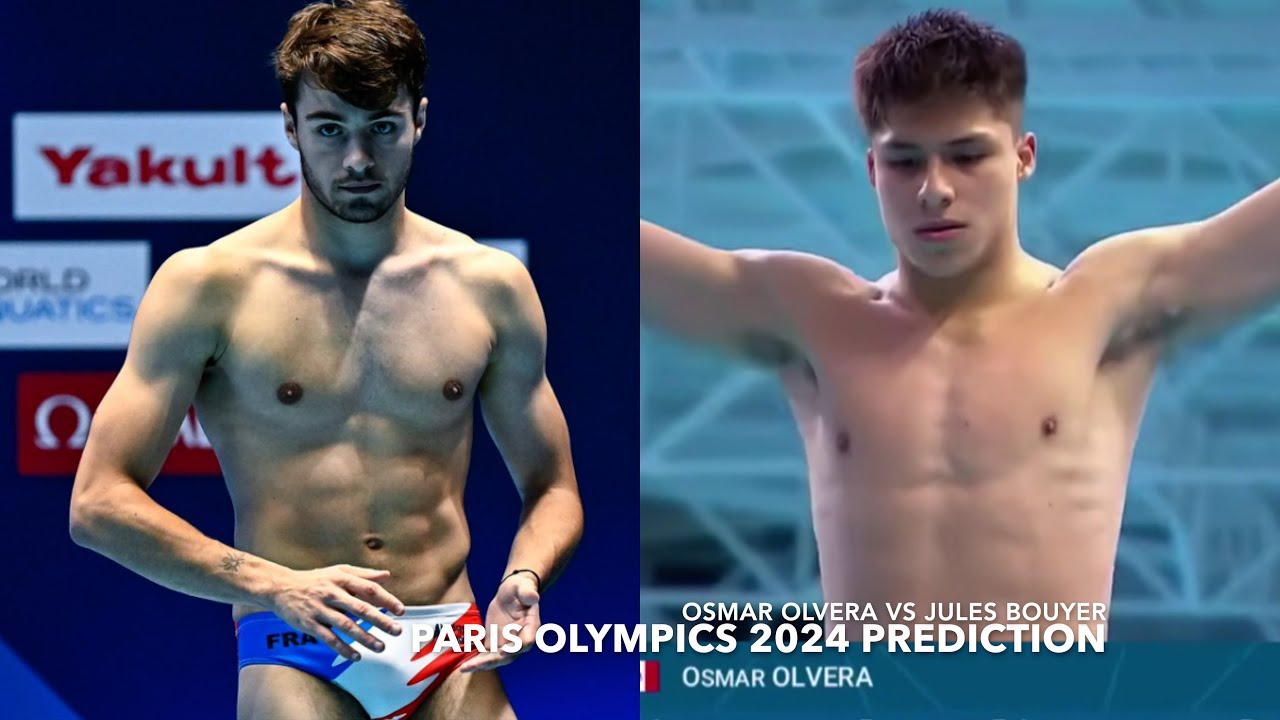 Paris Olympics 2024 | Jules Bouyer 🇫🇷 VS  Osmar Olvera 🇲🇽 3m SpringBoard Dive |  Podium Prediction