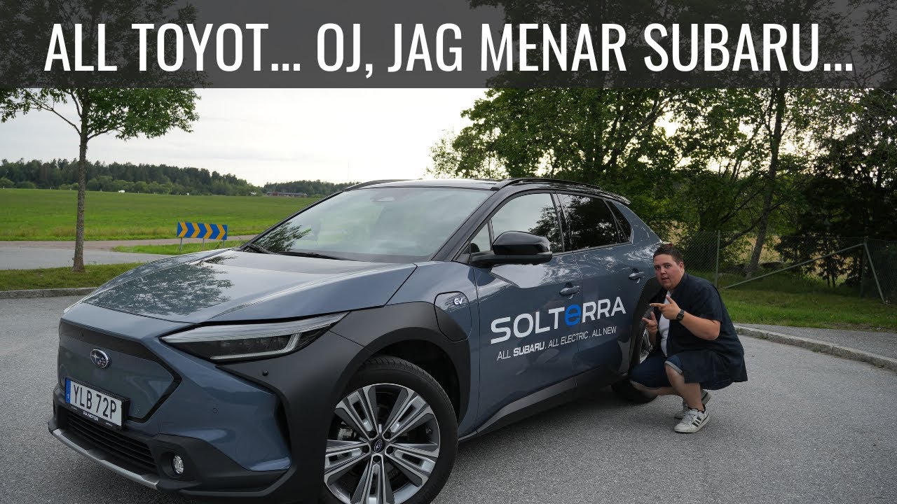 Provkörd: Subaru Solterra - Bättre än bZ4X? | Elbilsmagasinet