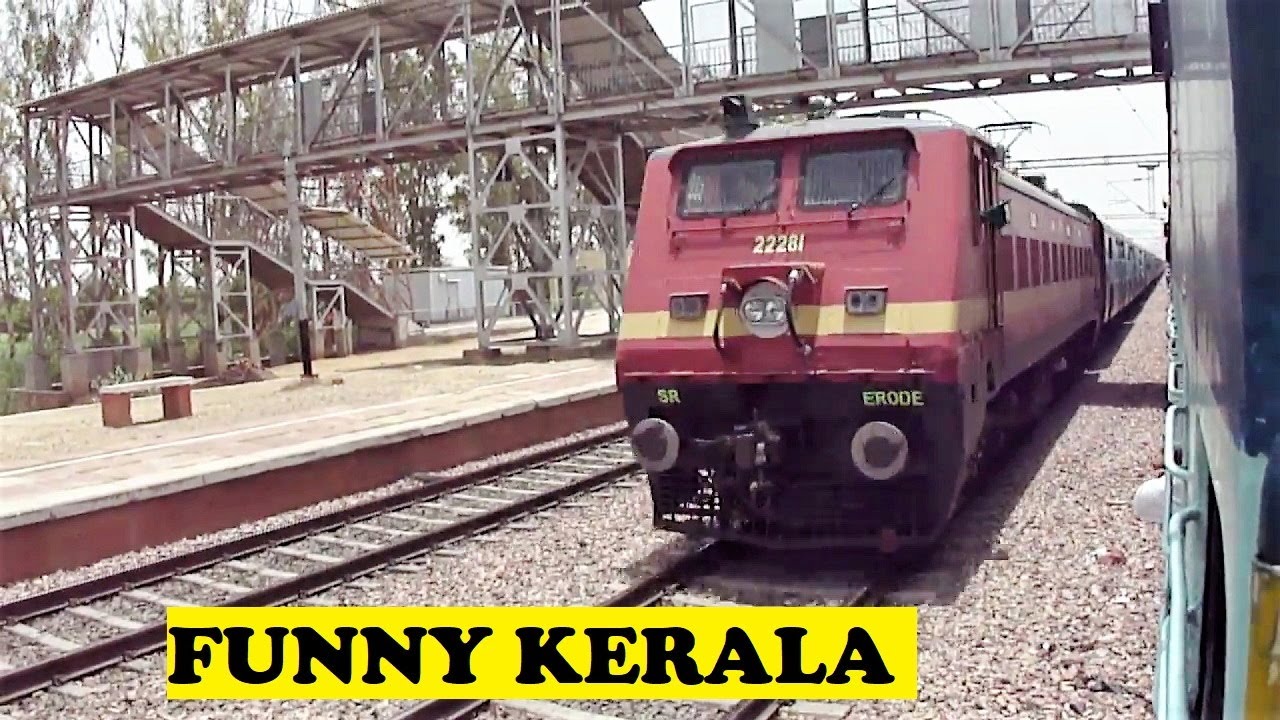 Funny Honk Kerala Express Overtake Agra Delhi Passenger + Fast Acceleration
