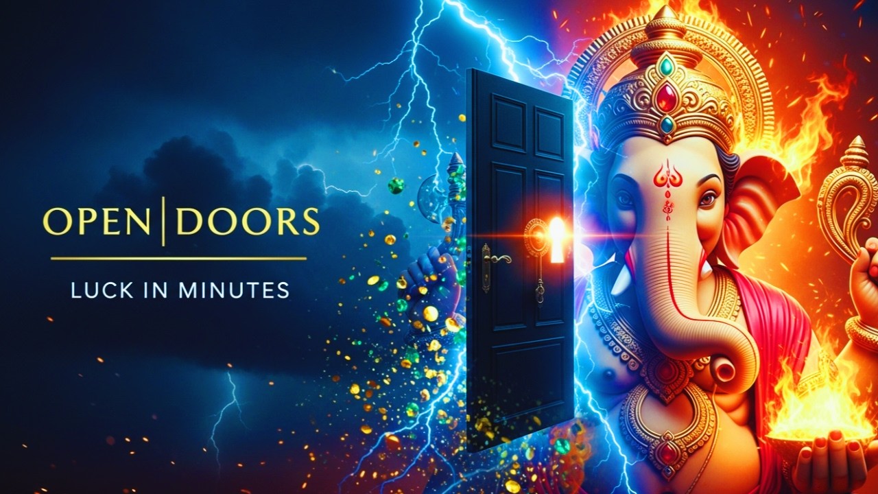 Secret Revealed: “Door-Opener” Ganesha Mantra 🔓✨ Om Shri Ganeshaya Namaha for Luck 🍀🐘