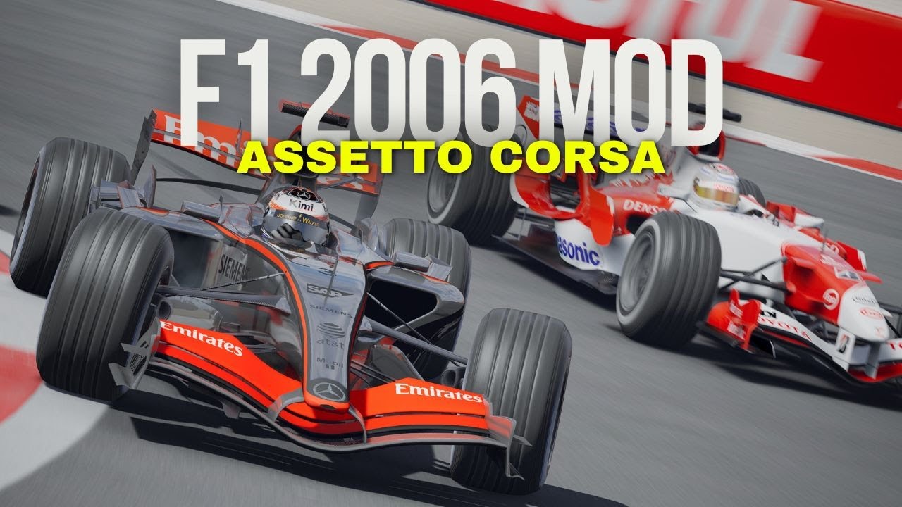 Assetto Corsa F1 2006 – БЕЗУМНАЯ атака Кими Райкконена в Бахрейне